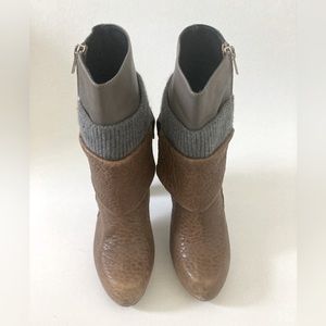 Loeffer Randall Leather Heeled Booties